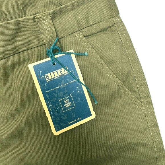 Bitten Sarah Jessica Parker Moss High Rise Trouser Chino - Picture 6 of 9
